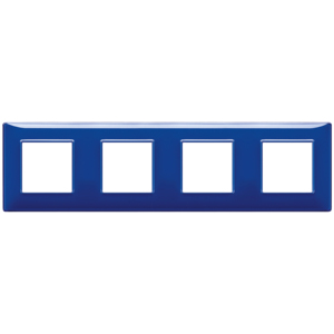 Plaque en saphir réfléchissant 8M 2+2+2+2 pour interrupteur mural, longueur 34 mm, hauteur 0,9 mm - Product Image 1
