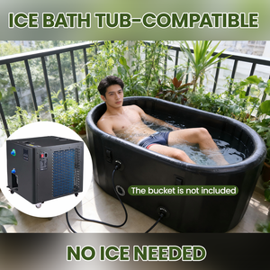 Refroidisseur d'eau ZT de haute qualité pour bain de glace avec fonctions de refroidissement et de chauffage, 1 CV, machine de récupération de glace, refroidisseur d'eau - Product Image 4