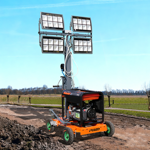 Torre de Luz LED Móvil de 5M con Potencia Blanca IP66 4.5kW/6.5KW, Ángulo de Haz de 360° para Uso en Jardines y Paisajismo FZM-1000B - Product Image 2