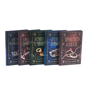 Impresión de Novelas de Mafia de Romance Oscuro con Encuadernación Personalizada, Bordes Pintados, Sección de Bordes Multicolor, Cosido, Edición Especial, Fabricante - Product Image 2