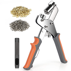 Kit de pinces à œillets robustes-Outil d'installation de bricolage pour <span class=keywords><strong>tissu</strong></span>, cuir et toile, avec œillets assortis - Product Image 2