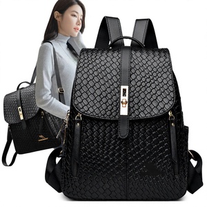 Nuovo <span class=keywords><strong>Zaino</strong></span> in <span class=keywords><strong>Pelle</strong></span> PU Modello HK 2026 per Donne, Borsa Scolastica Casual alla Moda, Borsa a Tracolla Impermeabile - Product Image 1