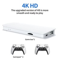 Console de jeu portable M15 pour deux joueurs, manette de jeu rétro, contrôleur sans fil 2.4G, mini console de poche, sortie HD 4K, plus de 35 000 jeux