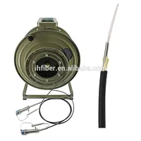 Tambor de Cable de Metal portátil, carrete de Cable, carro de Cable, entorno duro, retráctil, carrete de entorno duro, bobinado para fibra óptica