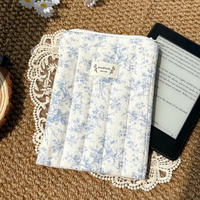 Pochette de papeterie florale matelassée, organiseur de livres élégant, sac de rangement pour cadeaux scolaires et festifs
