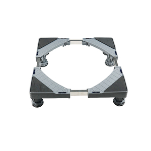 Base Móvil Ajustable Manual para Aire Acondicionado, <span class=keywords><strong>Lavadora</strong></span>, Refrigerador - Soporte Universal <span class=keywords><strong>de</strong></span> Acero Inoxidable para el Hogar - Product Image 1