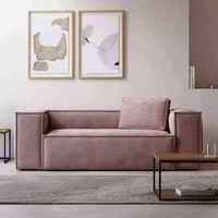 Fauteuil de loisirs minimaliste nordique droit, compressé, écologique, durable, confortable, en tissu, gain de place pour salon