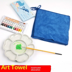 Serviette professionnelle bleue en gros pour étudiants en art - Éponge absorbante pour aquarelle, <span class=keywords><strong>gouache</strong></span>, craie, nettoyage de peinture - Product Image 3