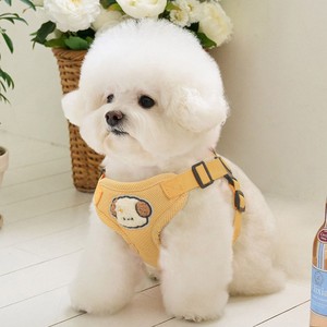 Schattig cartoon <span class=keywords><strong>puppy</strong></span> hondenharnas en riemset zonder trekfunctie voor kleine en middelgrote honden - Product Image 2