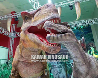 Dinosaures animatroniques T-Rex de 5 mètres pour spectacle sur scène, vente d'usine