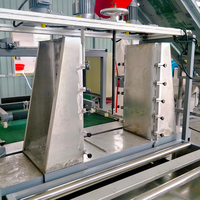 Machine multifonctionnelle automatique électrique extensible pour le revêtement de murs en mousse de polystyrène (EPS) et film plastique pour corniches