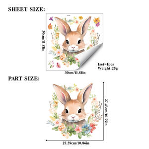 Autocollants <span class=keywords><strong>électrostatiques</strong></span> de Pâques en PVC coloré en gros <span class=keywords><strong>pour</strong></span> décorations sur <span class=keywords><strong>vitres</strong></span> et murs - Product Image 5