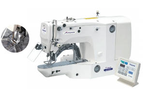 Macchina da <span class=keywords><strong>Cucire</strong></span> Industriale AS1900 <span class=keywords><strong>per</strong></span> Punti Annodati - Nuova Macchina Elettrica a Punto Annodato con Funzionamento Automatico 370W - Product Image 2