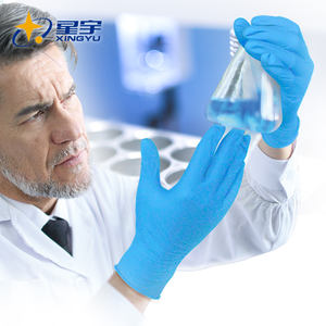 Guantes Desechables de Nitrilo Sin Polvo XINGYU, Fabricante de Cajas con Logotipo Personalizado, Guantes Azules Desechables de Nitrilo Sin Polvo - Product Image 6