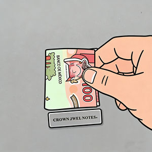 CROWN JWEL Billetes de <span class=keywords><strong>Pesos</strong></span> Mexicanos Falsos, Billete Mexicano de <span class=keywords><strong>100</strong></span> <span class=keywords><strong>Pesos</strong></span> Dorado, Dinero de Película de México, Billetes de <span class=keywords><strong>Pesos</strong></span> Mexicanos G5, Dinero de Juguete - Product Image 3