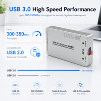 Tarjeta Capturadora de Video HDMI a USB3.0 1080P60, Dongle de Captura HDMI para Transmisión en Vivo, Grabación y Juegos