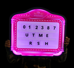 Gelukkige Verjaardag Led Marquee <span class=keywords><strong>Neon</strong></span> Bord Verwisselbare Letters Nachtleven Glorifier Presentator Vip Service Metal - Product Image 6