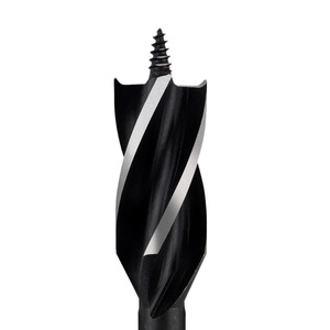 ดอกสว่านเจาะไม้ 230 มม. เหล็กกล้าคาร์บอน ผิวเงา สำหรับงานไม้ พร้อมก้านกลม - Product Image 3