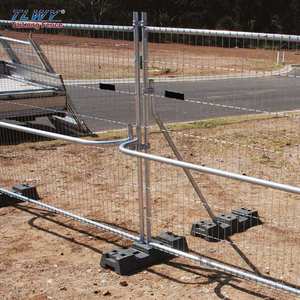 Mỹ 6tf 8ft 10ft kích thước tùy chỉnh xây dựng hàng rào tấm Chuỗi liên kết hàng rào tạm thời mạ kẽm tạm thời hàng rào di động - Product Image 5