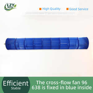 Ventola a Flusso Incrociato 92*494 con Rotore Fissato Internamente per Condizionatore d'Aria Blu, Componenti per Ventilazione ad Alta Vendita - Product Image 3