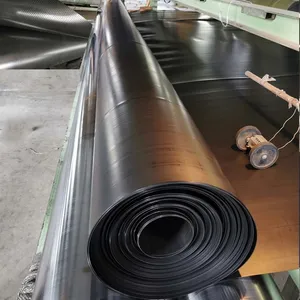 Membrana de impermeabilização geomembrana PEBD preto construtores de plástico reciclagem de filmes em rolo
