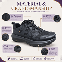 Baskets basses respirantes en maille avec empeigne synthétique découpée, bout texturé et semelle épaisse pour homme
