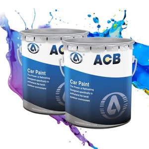 Peinture automobile ACB 1K, couche de base argentée, pour réparation de carrosserie, excellent rapport qualité-prix, revêtement et peinture - Product Image 2