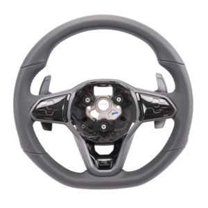 YLC Best-seller mondial, cuir perforé en fibre de carbone pour volant VW Passat Tiguan Polo Lamando <span class=keywords><strong>Golf</strong></span> Sagitar - Product Image 4
