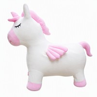 Cheval sauteur gonflable en PVC de 58 cm avec pompe pour enfants, jouet de jeu extérieur, vente en gros, fournisseur OEM