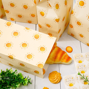 Bolsas de Papel Kraft para Llevar Comida, Color Blanco Personalizado, Aptas para Alimentos, para Aperitivos, Postres, Pasteles y Pan - Product Image 3