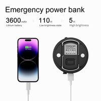 Lámpara LED de Ambiente Colorida, Impermeable, Magnética, para Tiendas de Campaña, para Aventuras al Aire Libre