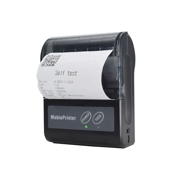 80mm Mini Portable Wireless Thermal Receipt Printer with USB+ Interface 203dpi in Stock