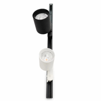 Spot LED magnétique 12W pour rail, luminaire de plafond en aluminium, éclairage sur rail moderne et réglable pour bureaux et bâtiments