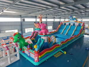 Panda chủ đề Inflatable <span class=keywords><strong>Bouncer</strong></span> Trampoline công viên lớn Inflatable nhảy lâu đài ngoài trời nhà máy tùy biến với Blower - Product Image 6