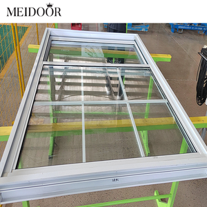 단일 및 이중 행 알루미늄 합금 유리 창 유리 스윙 오픈 스타일과 현대 집 창 디자인 - Product Image 5