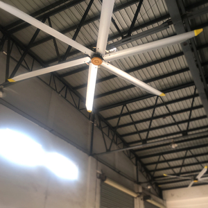מאוורר תקרה HVLS גדול 5.0 מ' (16FT) זרימת אוויר עם מנוע PMSM תחזוקה ללא תשלום לאוורור קירור אוויר - Product Image 4