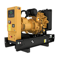 Groupe électrogène diesel CAT 20-80Kva, vitesse de rotation 1500 tr/min, type silencieux, tension nominale de 110 à 415 volts, un générateur