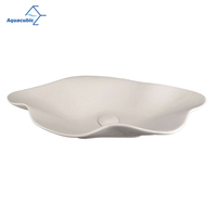 Cuvette de console en céramique baroque européenne avec filigrane électroplaqué orné