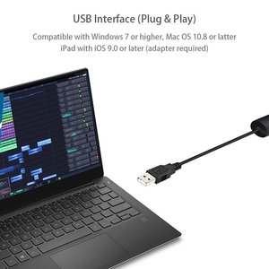 Câble audio Inno Piano Usb vers XLR, 3 mètres, pour enregistrement de microphone, périphériques d'ordinateur - Product Image 4