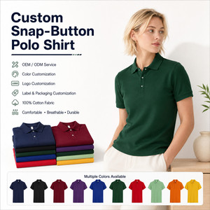 Chemise Homme 100% Coton Tricoté à Manches Courtes Couleur Unie Respirante Anti-Plis Séchage Rapide Décontractée Broderie Logo Personnalisé - Product Image 1