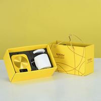 Logo personnalisé cadeau électrique, ensemble tasse et chauffe-tasse à café en céramique avec contrôle de température et usb auto-chauffants pour le thé
