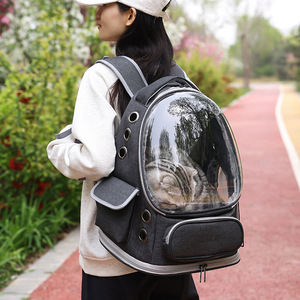 Transportín Transparente Portátil para Gatos, Transpirable, para Uso en Exteriores, Bolsa de Viaje de Gran Capacidad - Product Image 3