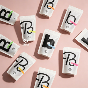 Bolsas de papel kraft blanco para envasado de alimentos |   Bolsas con Cierre Hermético a Prueba de Humedad para Empacar Té, Café y Bocadillos - Product Image 6