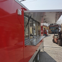 Cargo fermé Food Van Trailer Cuisine mobile avec camion de nourriture en acier galvanisé à vendre Usa Food Trailer Australie