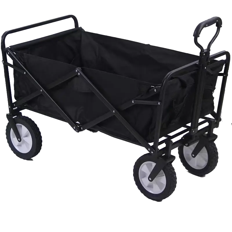 heavy duty collapsible folding utility wagon wide wheel with picnic table board tabletop manufacturer factory