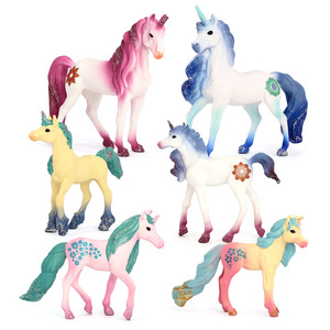 Figuras de Unicornio y <span class=keywords><strong>Pegaso</strong></span> de PVC Sólido al por Mayor, Figuras de Animales de Juguete - Product Image 3