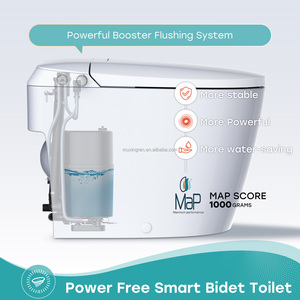 HOROW T30 มีจำหน่ายในร้านค้าปลีก สอบถามราคาขายส่ง: สุขภัณฑ์อัจฉริยะพร้อมระบบชำระล้างทรงพลัง มีสินค้าในสต็อกในสหรัฐอเมริกา ADA MAP1000g T - Product Image 3