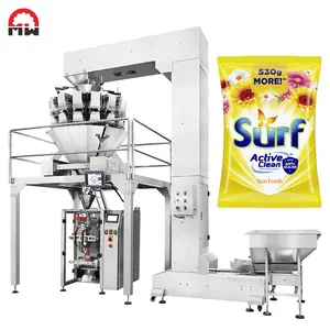 14 10 head Multihead Weigher Combination Automatic Washing powder Iaundry Detergent Package Machine