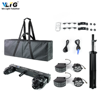Équipement d'éclairage disco portable RGBW pour les soirées DJ, concerts, bar LED professionnel, système de déplacement avec puissance de 300 W, éclairage de scène DJ, support