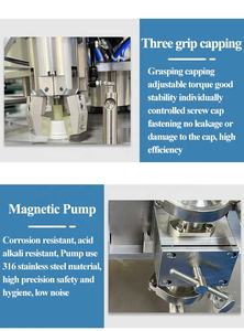 Máquina Automática de Llenado de Bolsas con Boquilla Rotatoria de Escritorio con Control PLC de 2 Cabezales para Leche, Jugo, Crema, Gel, Champú, Tapado de Alta Precisión - Product Image 4